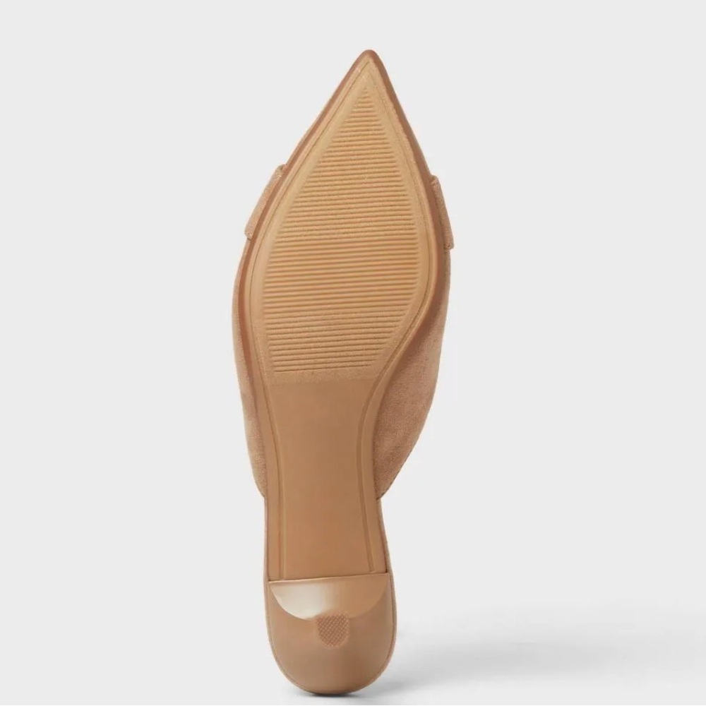 A NEW DAY Women's Larissa Pointed Toe tan Mule heels size various - Picture 5 of 6